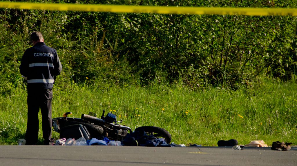 Motorcyclist Dead After Courtenay Crash My Powell River Now